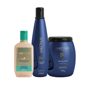 Kit Linha A Creme Silicone Cachos