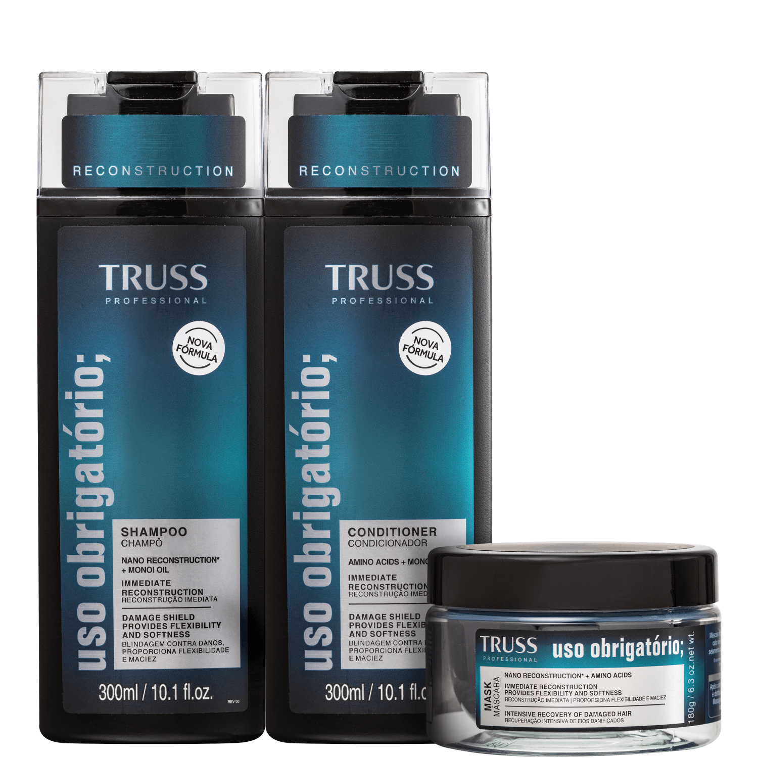 Kit Uso Obrigatório 300ml + Máscara